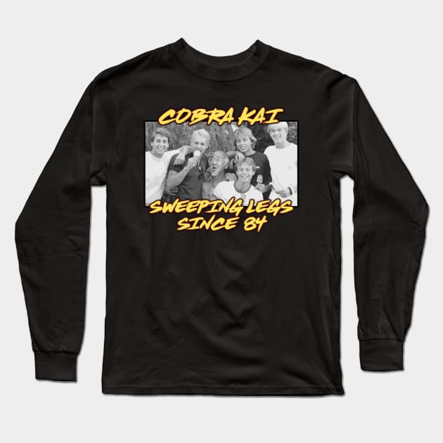 Cobra Kai Vintage Team (Miyagi)('84) Long Sleeve T-Shirt by finnyproductions